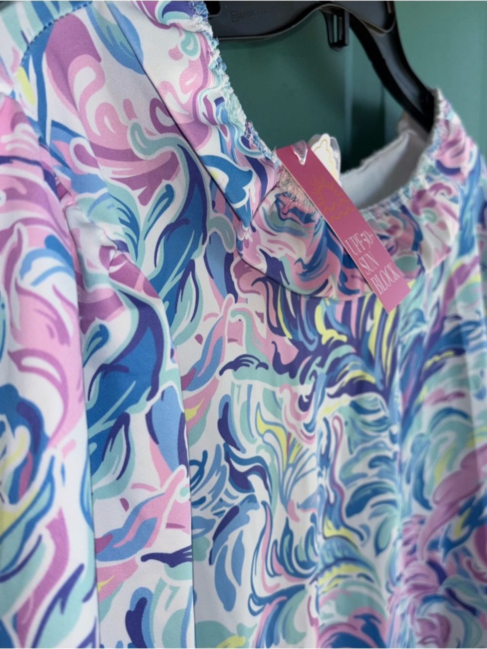Simply Southern large Watercolor Blouse new - Picture 4 of 11